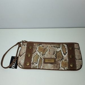 XOXO Tan Tik Tak Clutch Bag